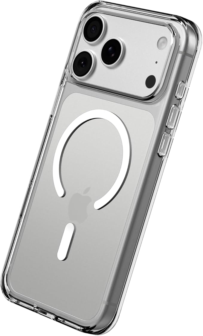 Case Compatible with MagSafe [iPhone 17 Pro Max] | Clear, Anti-Yellowing, High Transparency, Superior Magnetic Force, Exceeds Military Protection Standards